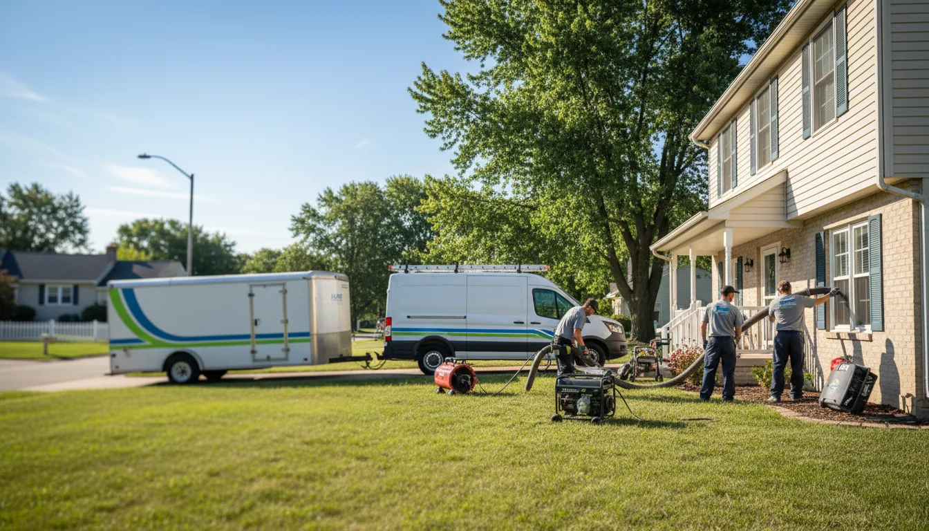 Flooded Basement Restoration And Cleanup With Repair in Hermansville, MI near me